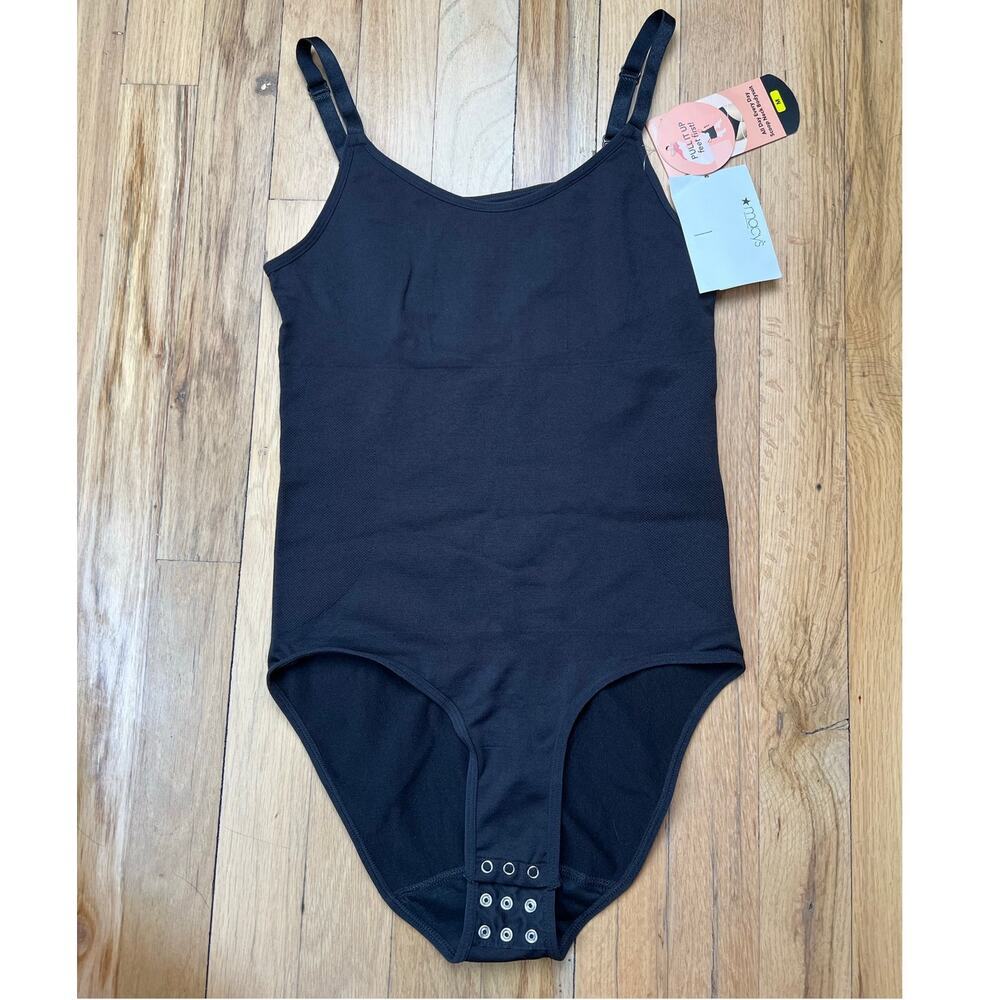 NEW Shapermint Essentials All Day Every Day Scoop Neck Bodysuit Women's M Black